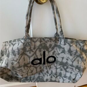 ALO Yoga Camouflage Gray Tote Bag